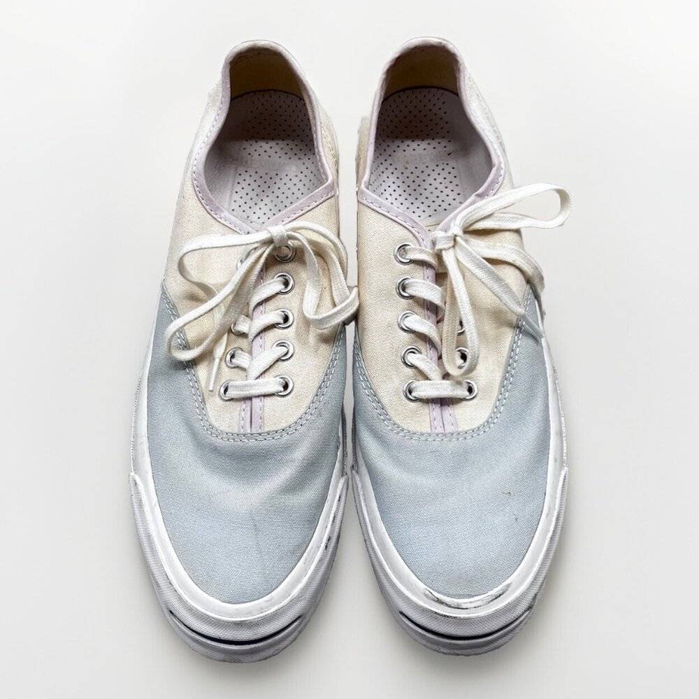 Women’s Converse Jack Purcell Blue White Colorway Classic Low Top Sneaker Size 8